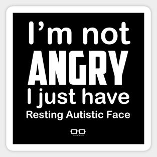 Resting Autistic Face Sticker